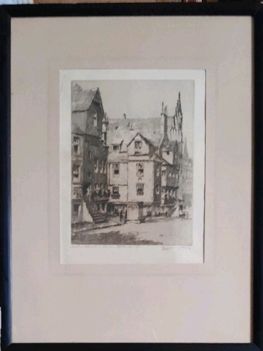 Antique etching john - of,