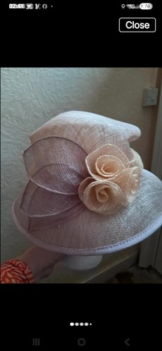 Women pink sinamay wedding - women's,