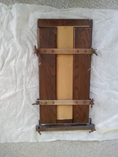 Antique oak trouser press with - oak,