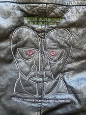 Pink Floyd PROMO CREW ONLY LEATHER JACKET 1994 DIVISION BELL COPENHAGEN