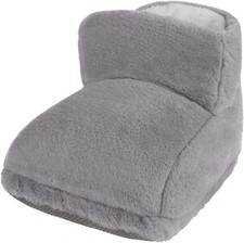 Furry USB Electric Heated Foot Warmers Winter Home Office Thick Plush Foot Heat