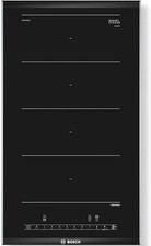 Series 6 Flex induction cooktop 30 cm surface mount with frame in Black