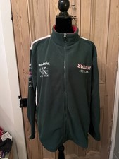 Eddie Stobart Honda Full Zip Fleece Jacket Mens Size large Green