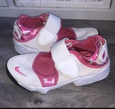 Nike Rifts White with satin pink detail * RARE *Limited edition UK Size 4.5