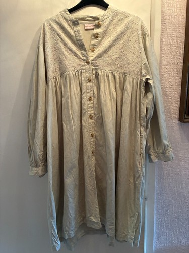 Vintage artists smock beige - artists,