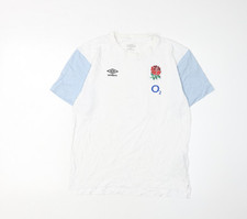 Umbro Boys White Rugby T-Shirt