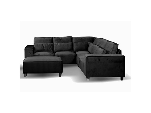Sloane luxury black - black, velvet