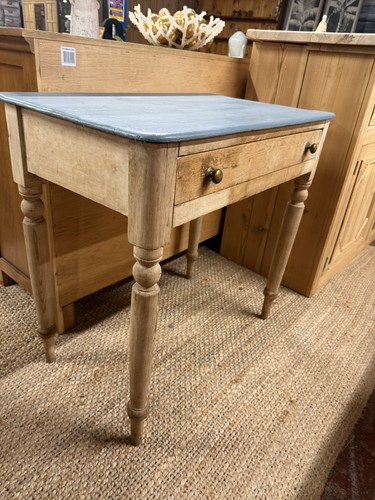 Vintage pine hall table - pine,