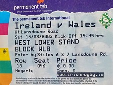 2003 Ireland v Wales Six