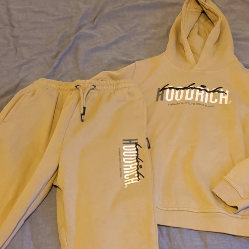 Hoodrich boys beige 2pc - hoodrich,