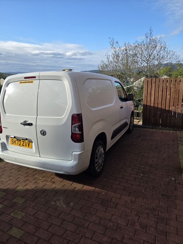 White 2020 vauxhall combo - a,