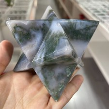 0.8LB 3.3" Rare Moss Agate 8