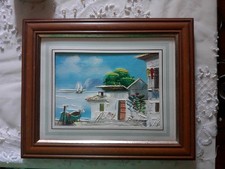 OIL PAINTING OF MEDITTERANEAN