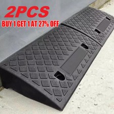 2pcs Ramp Rubber Vehicle Slope