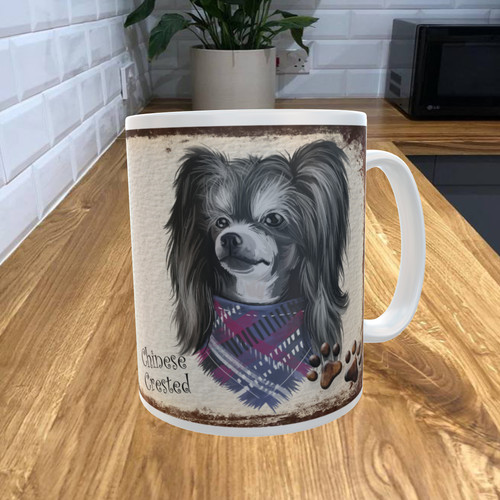 Chinese crested 11oz coffee - chinese,