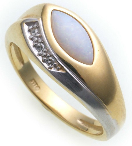 Ladies ring real gold - gold, 333
