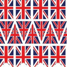 Union Jack Flag Bunting Panel