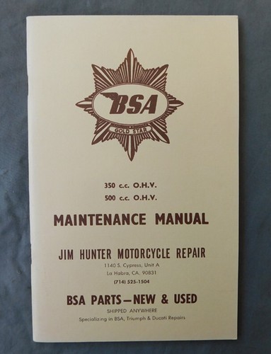 Bsa 500 350cc gold - bsa, star