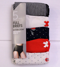Ex M & S Ladies 5 Pack Cotton