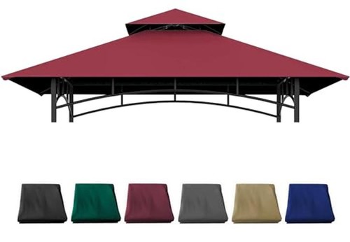 Burgundy grill gazebo - burgundy,