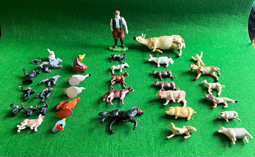 Mixed plastic farm animal - mixed, animal/zoo