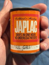 Japlac Orange Tin Vintage