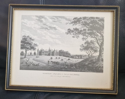 Vintage engraving hatfield - engraving,