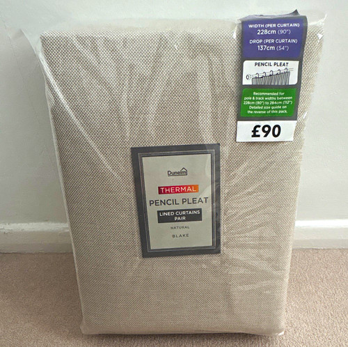 Dunelm blake thermal lined - dunelm,