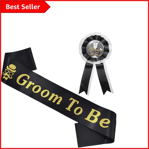 Elegant groom sash - elegant,