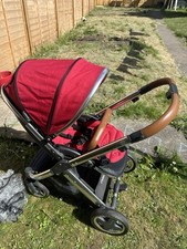 Oyster 2 Stroller Pushchair (tango red With Tan Leather Handlebars)