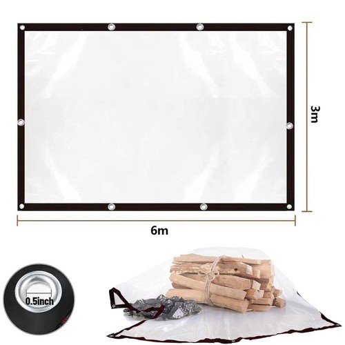 Clear heavy duty tarpaulin - heavy,