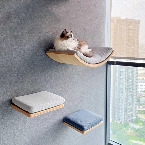 Wall mounted cat - cat, shelf