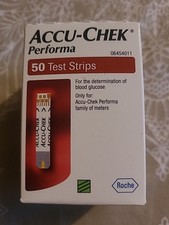 Accu-Chek Performa Blood Glucose Test Strips, 50 Expiry 28/02/2026