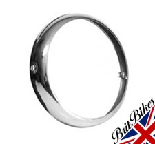 HEADLAMP RIM - REPLACEMENT 6-1/2" CHROME - LUCAS MU42 - 509484