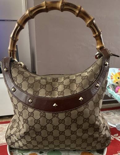 Gucci canvas beige brown - gucci,