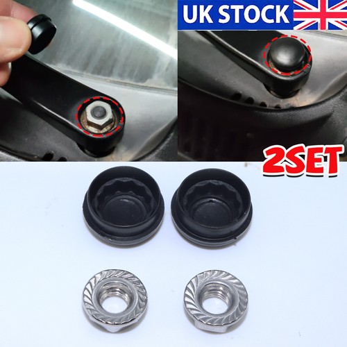 Front wiper arm nut cap - arm, bolt