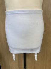 WHITE SUSPENDER GIRDLE ROLL ON