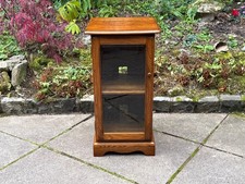 ERCOL GOLDEN DAWN ELM HI FI DISPLAY CABINET STORAGE UNIT MEDIA STAND LAMP TABLE