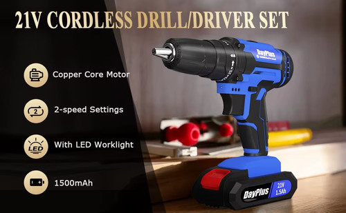 Cordless drill kit electric - kit,