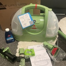 BISSELL Little Green, Portable Carpet Cleaner, Spray, Scrub, & Vacuum  Machine