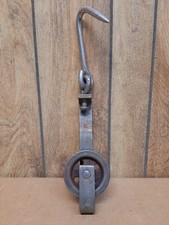 18" Stainless Steel Butcher Meat Hook Roller Trolley Hanger LA Fiell GFF