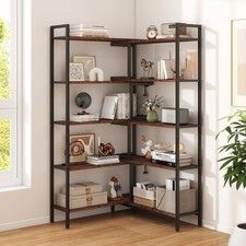 5 Tier Corner Bookshelf Large