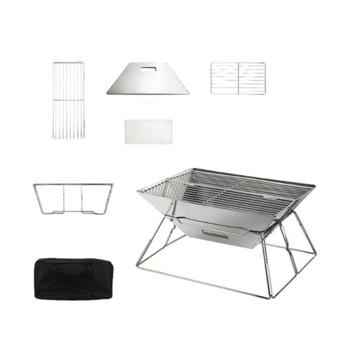 Charcoal grill stainless - grill,