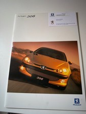 PEUGEOT 206 BROCHURE 06/2002 LOOK LX QUIKSILVER XSI D-TURBO 1.1 1.4 1.6 16V HDI