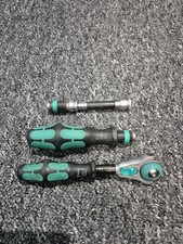 Wera Zyklop Speed Ratchet  1/4" and  bit ratchet tool plus set