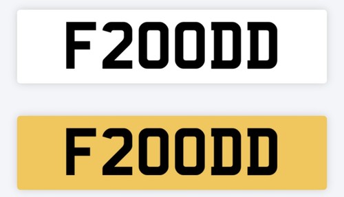 Food private number plate - private,