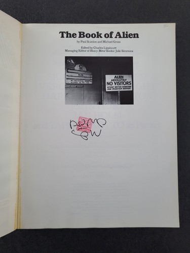 The book alien paul - alien, scanlon