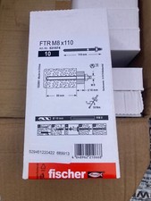 Fischer FTR Resin Studs M8 x