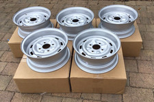 RARE EARLY FORD ESCORT MK1 RS 1600 MEXICO SET OF 5.5J  STEEL WHEELS