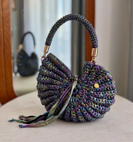 Midnight shell bag handmade - shell, |